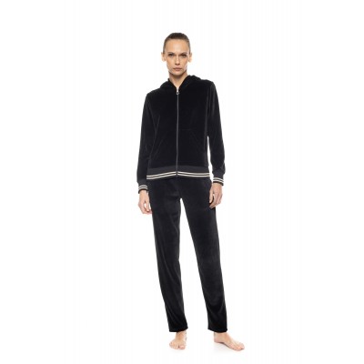 WN-1005 - Black - Trucksuit Velvet Knit Gold- (WN-1005)