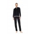 WN-1005 - Black - Trucksuit Velvet Knit Gold- (WN-1005)