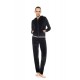 WN-1005 - Black - Trucksuit Velvet Knit Gold- (WN-1005) WN-1005 - Black - Trucksuit Velvet Knit Gold- (WN-1005)