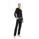 WN-1005 - Black - Trucksuit Velvet Knit Gold- (WN-1005) WN-1005 - Black - Trucksuit Velvet Knit Gold- (WN-1005)