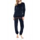 WN-1054 - Yacht Blue - PYJAMA FLEECE WAFFLE- (WN-1054) WN-1054 - Yacht Blue - PYJAMA FLEECE WAFFLE- (WN-1054)