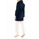 WN-1056 - Yacht Blue - ROBE FLEECE WAFFLE- (WN-1056) WN-1056 - Yacht Blue - ROBE FLEECE WAFFLE- (WN-1056)