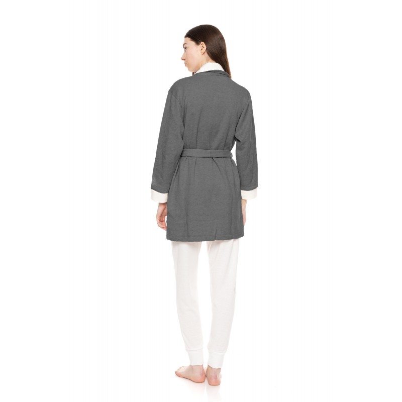 WN-1215 - Grey - ROBE SOFT NATURAL- (WN-1215)