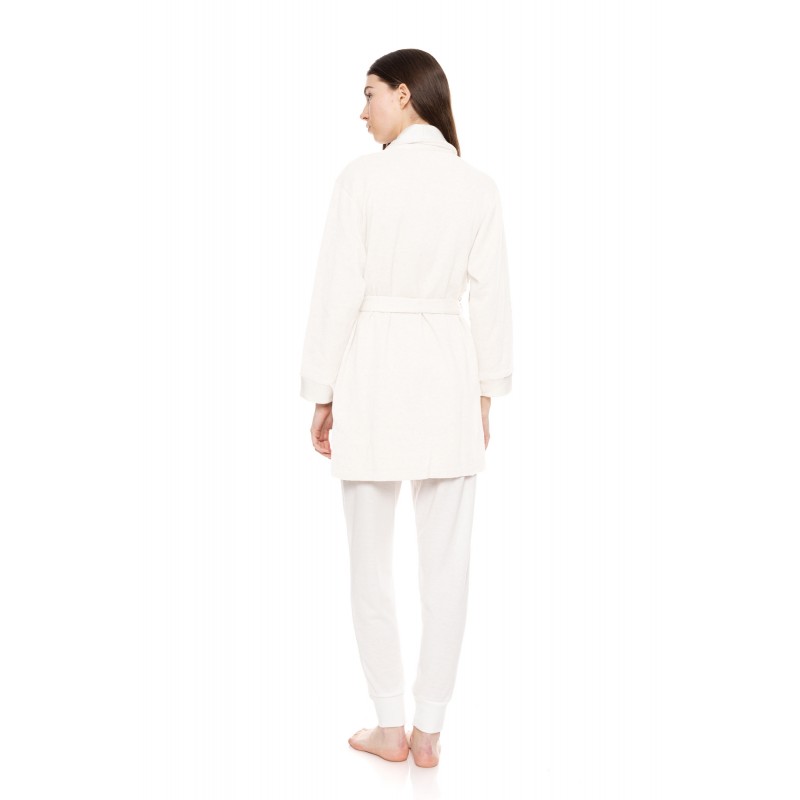 WN-1215 - White - ROBE SOFT NATURAL- (WN-1215) WN-1215 - White - ROBE SOFT NATURAL- (WN-1215)