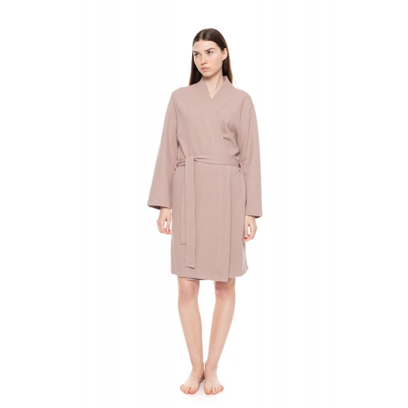 WN-1239 - Dusty Pink - ROBE WAFFLE NOS- (WN-1239)