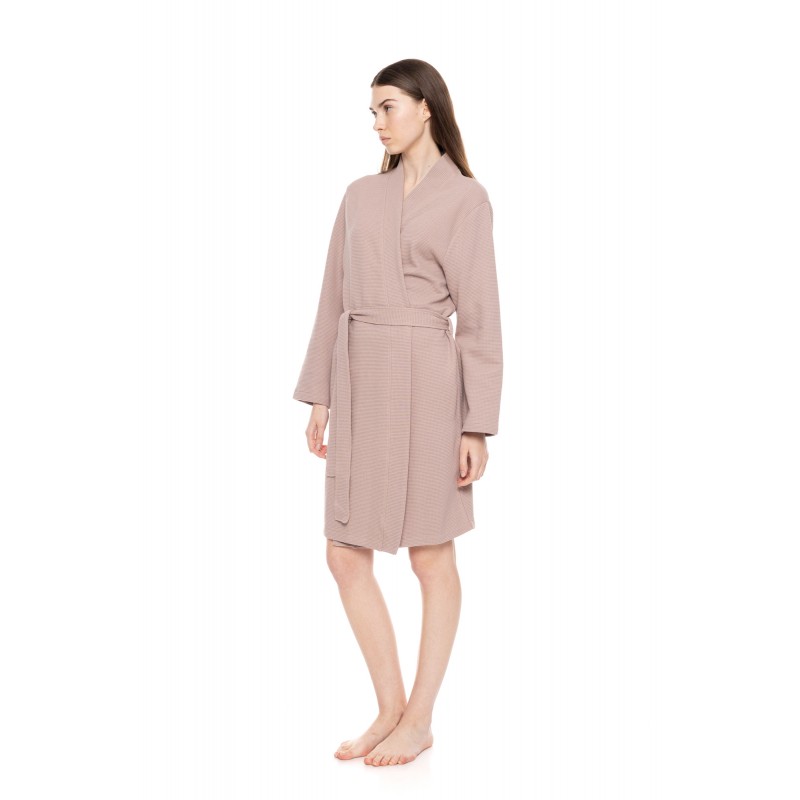WN-1239 - Dusty Pink - ROBE WAFFLE NOS- (WN-1239)