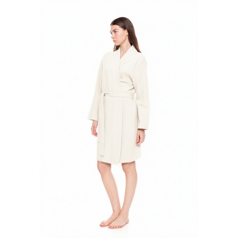WN-1239 - Champagne - ROBE WAFFLE NOS- (WN-1239) WN-1239 - Champagne - ROBE WAFFLE NOS- (WN-1239)