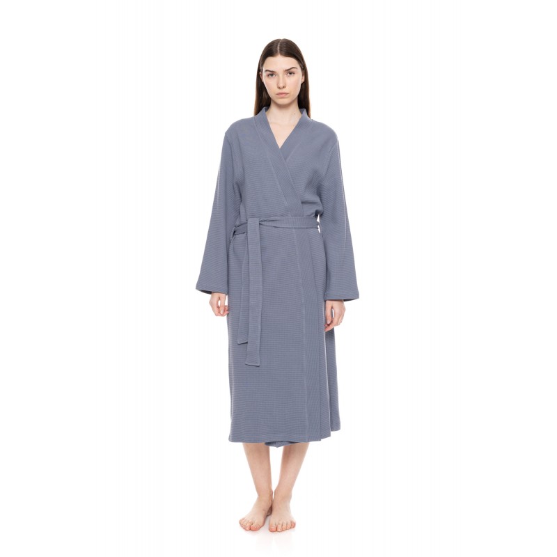 WN-1240 - Champagne - ROBE LONG WAFFLE NOS- (WN-1240)