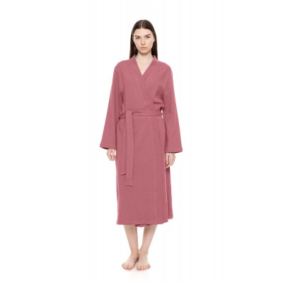 WN-1240 - Dusty Pink - ROBE LONG WAFFLE NOS- (WN-1240) WN-1240 - Dusty Pink - ROBE LONG WAFFLE NOS- (WN-1240)