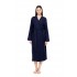 WN-1240 - Yacht Blue - ROBE LONG WAFFLE NOS- (WN-1240)