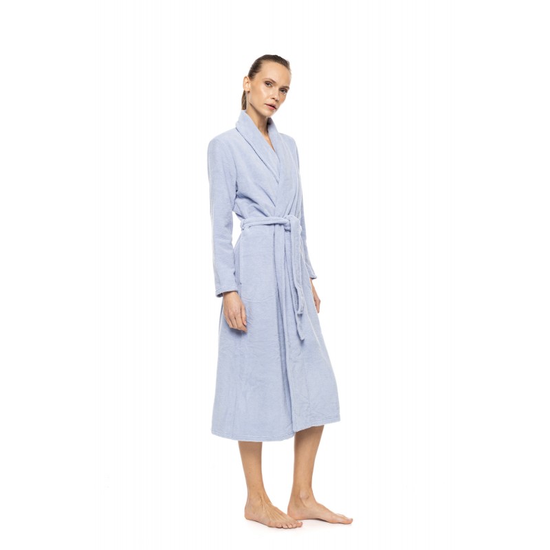 WN-1452 - Blue Cloud - ROBE LONG BAMBOO NOS- (WN-1452) WN-1452 - Blue Cloud - ROBE LONG BAMBOO NOS- (WN-1452)