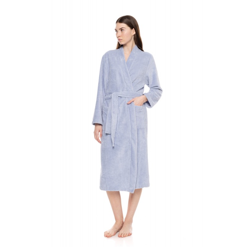 WN-1454 - Baby Pink - ROBE LONG BAMBOO SPA NOS- (WN-1454) WN-1454 - Baby Pink - ROBE LONG BAMBOO SPA NOS- (WN-1454)