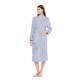 WN-1454 - Blue Cloud - ROBE LONG BAMBOO SPA NOS- (WN-1454) WN-1454 - Blue Cloud - ROBE LONG BAMBOO SPA NOS- (WN-1454)