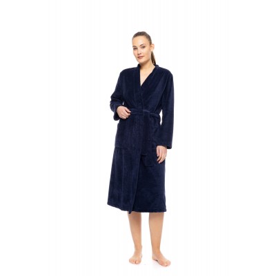 WN-1454 - Yacht Blue - ROBE LONG BAMBOO SPA NOS- (WN-1454) WN-1454 - Yacht Blue - ROBE LONG BAMBOO SPA NOS- (WN-1454)
