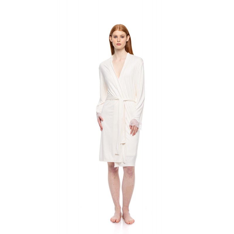 WN-1502 - Champagne - NIGHTGOWN 2PCS SET BAMBOO SOLID- (WN-1502) WN-1502 - Champagne - NIGHTGOWN 2PCS SET BAMBOO SOLID- (WN-1502)
