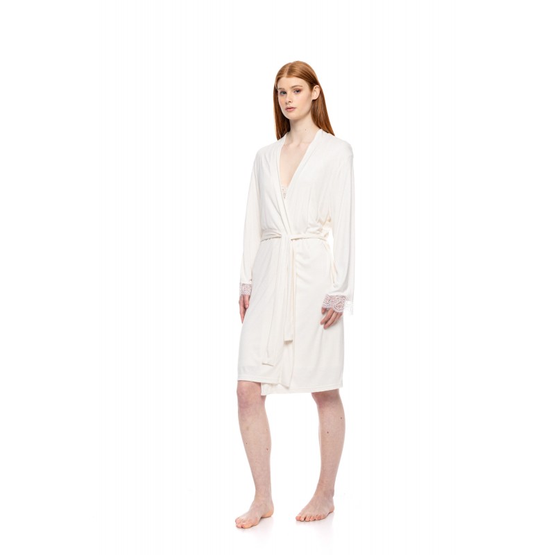 WN-1502 - Champagne - NIGHTGOWN 2PCS SET BAMBOO SOLID- (WN-1502) WN-1502 - Champagne - NIGHTGOWN 2PCS SET BAMBOO SOLID- (WN-1502)
