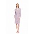 WN-1502 - Dusty Pink - NIGHTGOWN 2PCS SET BAMBOO SOLID- (WN-1502)
