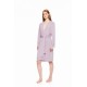WN-1502 - Dusty Pink - NIGHTGOWN 2PCS SET BAMBOO SOLID- (WN-1502) WN-1502 - Dusty Pink - NIGHTGOWN 2PCS SET BAMBOO SOLID- (WN-1502)
