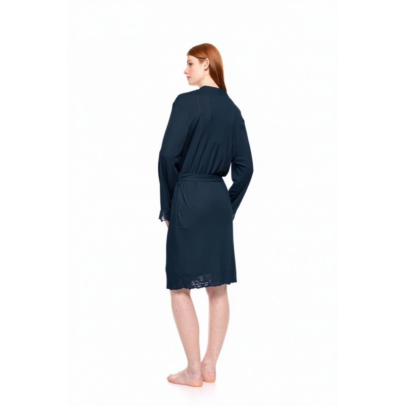 WN-1502 - Yacht Blue - NIGHTGOWN 2PCS SET BAMBOO SOLID- (WN-1502) WN-1502 - Yacht Blue - NIGHTGOWN 2PCS SET BAMBOO SOLID- (WN-1502)