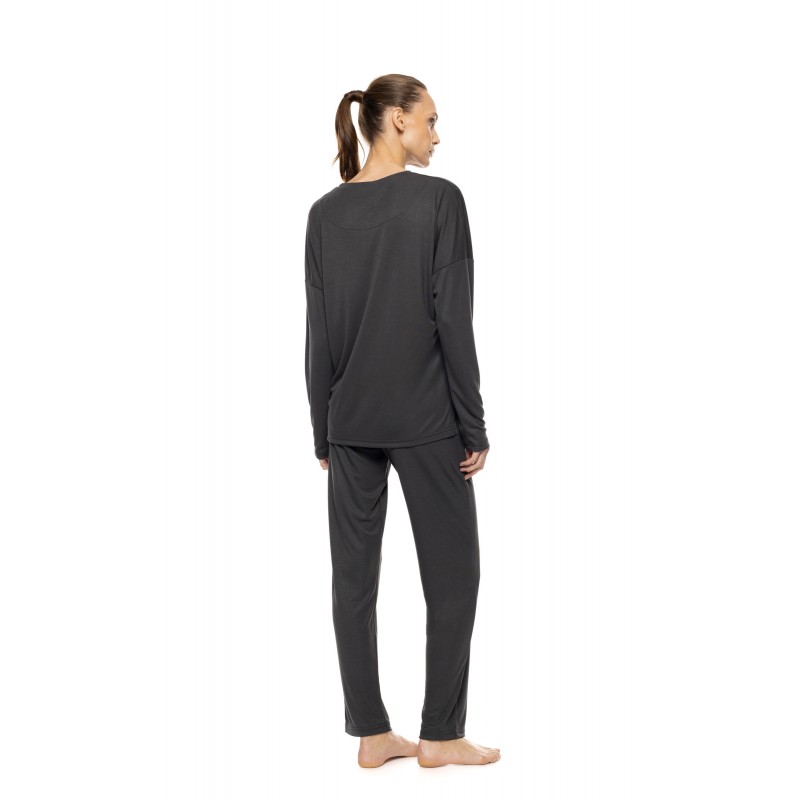 WN-1503 - Grey Charcoal - PYJAMA BAMBOO SOLID- (WN-1503) WN-1503 - Grey Charcoal - PYJAMA BAMBOO SOLID- (WN-1503)