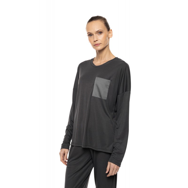 WN-1503 - Grey Charcoal - PYJAMA BAMBOO SOLID- (WN-1503) WN-1503 - Grey Charcoal - PYJAMA BAMBOO SOLID- (WN-1503)