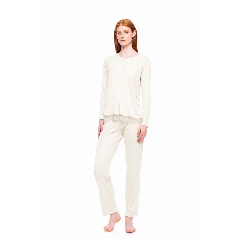 WN-1504 - Champagne - PYJAMA BAMBOO SOLID- (WN-1504) WN-1504 - Champagne - PYJAMA BAMBOO SOLID- (WN-1504)