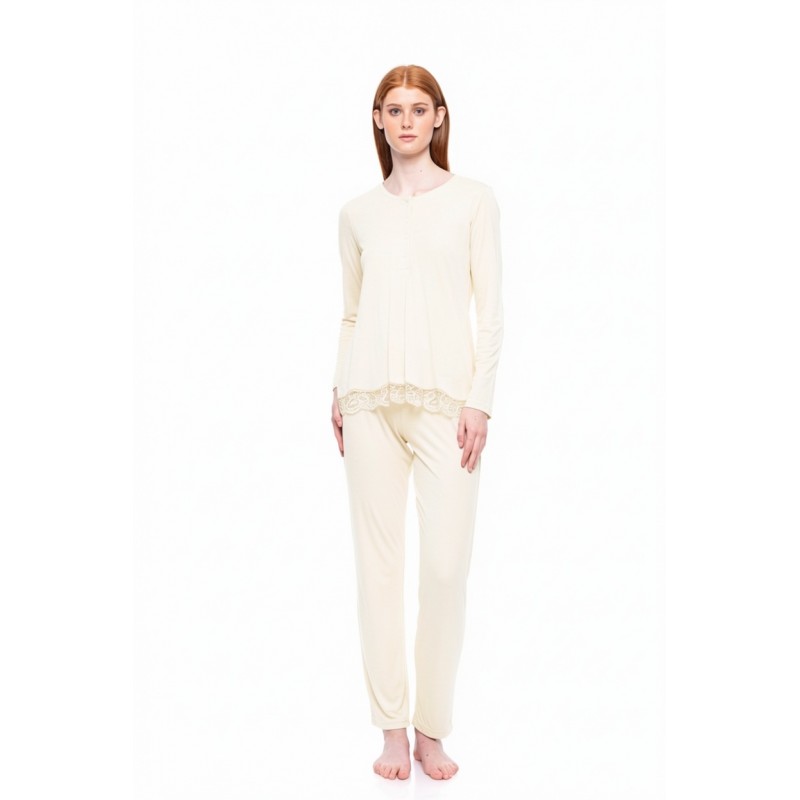 WN-1504 - Champagne - PYJAMA BAMBOO SOLID- (WN-1504) WN-1504 - Champagne - PYJAMA BAMBOO SOLID- (WN-1504)