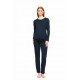 WN-1504 - Yacht Blue - PYJAMA BAMBOO SOLID- (WN-1504) WN-1504 - Yacht Blue - PYJAMA BAMBOO SOLID- (WN-1504)