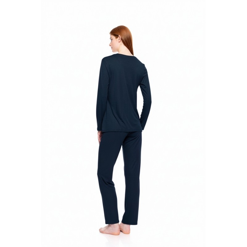 WN-1504 - Yacht Blue - PYJAMA BAMBOO SOLID- (WN-1504) WN-1504 - Yacht Blue - PYJAMA BAMBOO SOLID- (WN-1504)