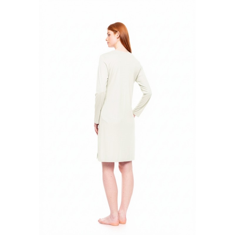 WN-1505 - Champagne - NIGHTGOWN BAMBOO SOLID- (WN-1505)