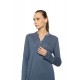 WN-1507 - Stone Blue - NIGHTGOWN BAMBOO SOLID- (WN-1507)