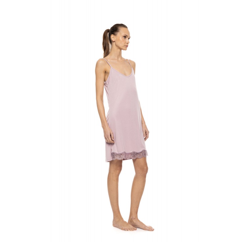 WN-1509 - Dusty Pink - NIGHTGOWN BAMBOO SOLID- (WN-1509) WN-1509 - Dusty Pink - NIGHTGOWN BAMBOO SOLID- (WN-1509)