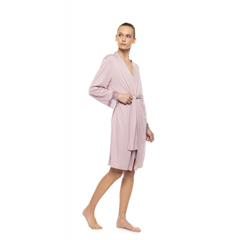 WN-1510 - Dusty Pink - ROBE BAMBOO SOLID- (WN-1510)