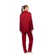 WN-1816 - Yacht Blue - Pyjama Buttoned Pure Satin Chic- (WN-1816)