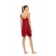 WN-1821 - Bordo - Nightgown Pure Satin Chic- (WN-1821) WN-1821 - Bordo - Nightgown Pure Satin Chic- (WN-1821)