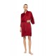 WN-1823 - Black - Robe Pure Satin Chic- (WN-1823) WN-1823 - Black - Robe Pure Satin Chic- (WN-1823)