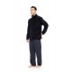 WN-M103 - Black - ROBE NOS ZIPPER- (WN-M103) WN-M103 - Black - ROBE NOS ZIPPER- (WN-M103)