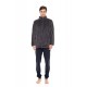 WN-M103 - Grey - ROBE NOS ZIPPER- (WN-M103)