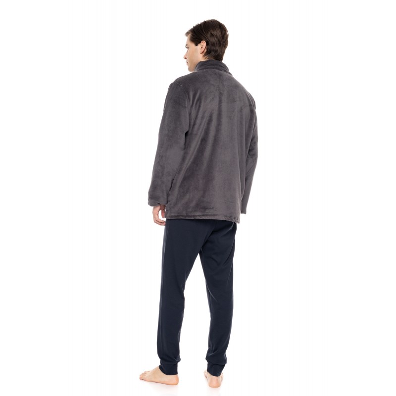 WN-M103 - Grey - ROBE NOS ZIPPER- (WN-M103)