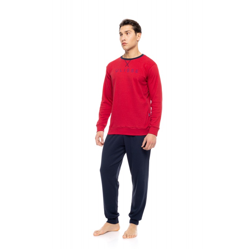 WN-M109 - Bordo - PIJAMA T-SHIRT NOS- (WN-M109) WN-M109 - Bordo - PIJAMA T-SHIRT NOS- (WN-M109)