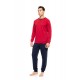 WN-M109 - Bordo - PIJAMA T-SHIRT NOS- (WN-M109) WN-M109 - Bordo - PIJAMA T-SHIRT NOS- (WN-M109)