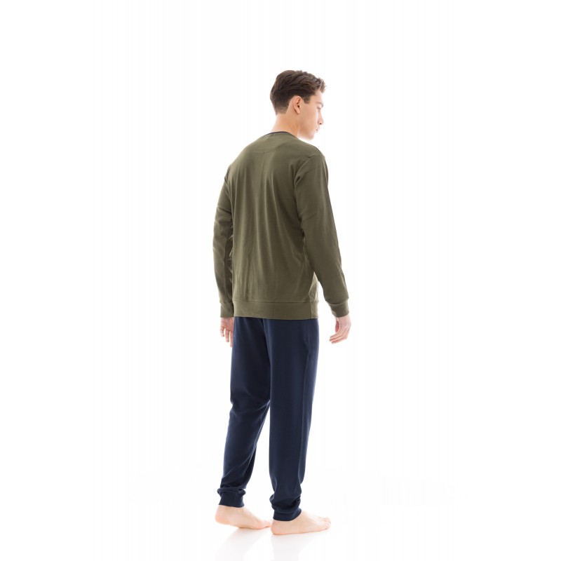 WN-M109 - Indigo Blue - PIJAMA T-SHIRT NOS- (WN-M109) WN-M109 - Indigo Blue - PIJAMA T-SHIRT NOS- (WN-M109)