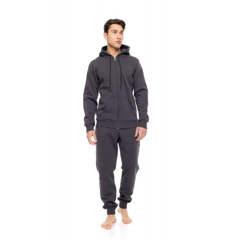 WN-M115 - Black - TRACKSUIT HOOD BASIC- (WN-M115)