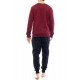 WN-M117 - Bordo - MENS HOMEWEAR ULISSE LOGO- (WN-M117) WN-M117 - Bordo - MENS HOMEWEAR ULISSE LOGO- (WN-M117)