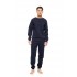 WN-M117 - Yacht Blue - MENS HOMEWEAR ULISSE LOGO- (WN-M117)