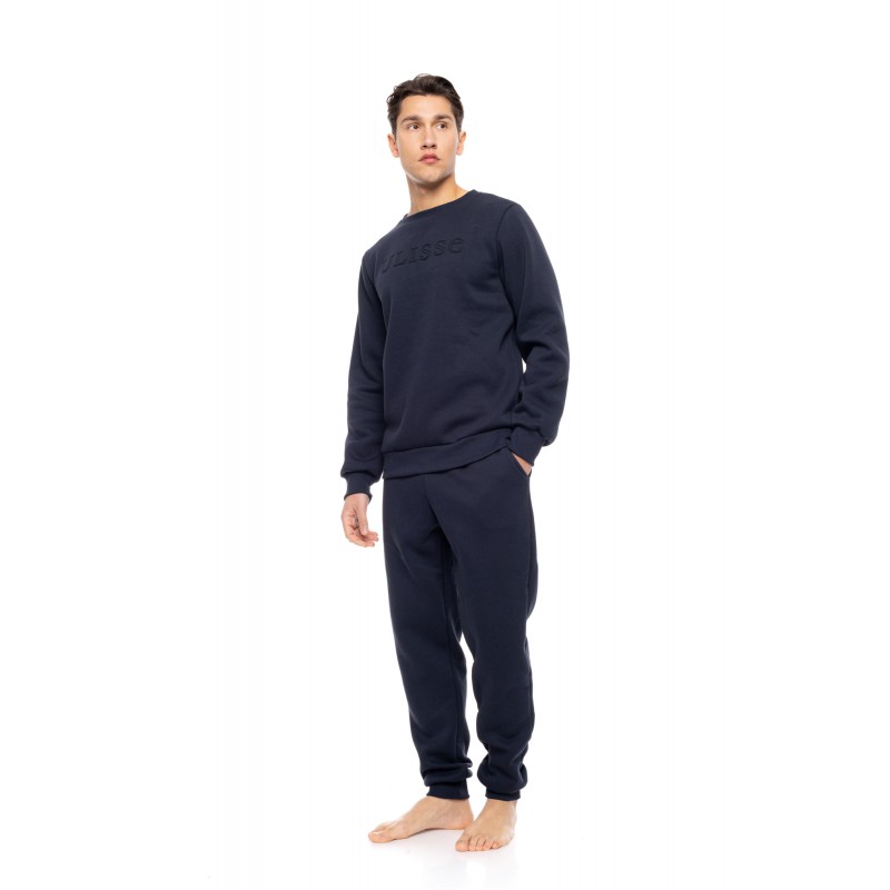 WN-M117 - Yacht Blue - MENS HOMEWEAR ULISSE LOGO- (WN-M117)