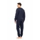 WN-M117 - Yacht Blue - MENS HOMEWEAR ULISSE LOGO- (WN-M117)