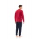WN-M119 - Bordo - PIJAMA  T-SHIRT RACE NOS- (WN-M119)