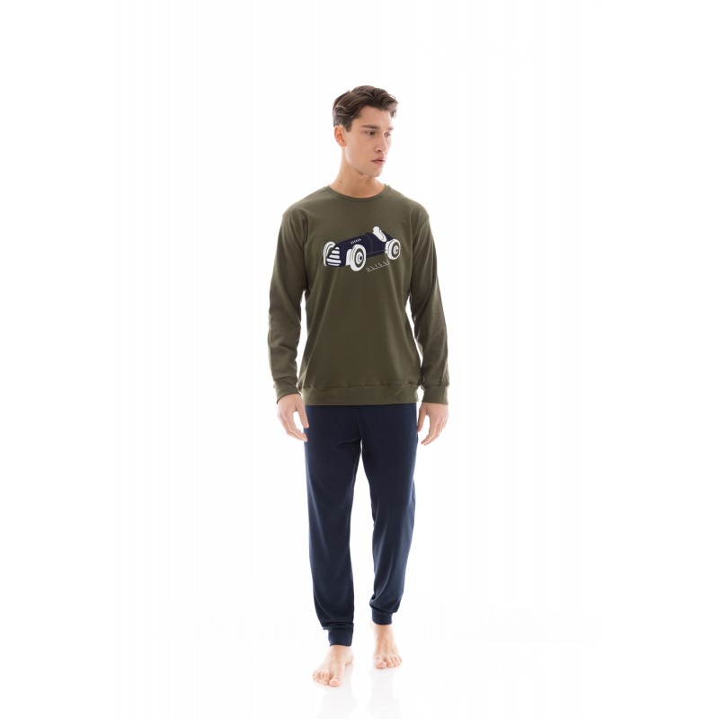 WN-M119 - Forest - PIJAMA T-SHIRT RACE NOS- (WN-M119) WN-M119 - Forest - PIJAMA T-SHIRT RACE NOS- (WN-M119)