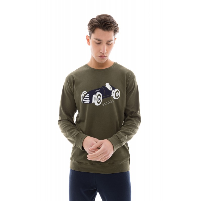 WN-M119 - Forest - PIJAMA T-SHIRT RACE NOS- (WN-M119) WN-M119 - Forest - PIJAMA T-SHIRT RACE NOS- (WN-M119)